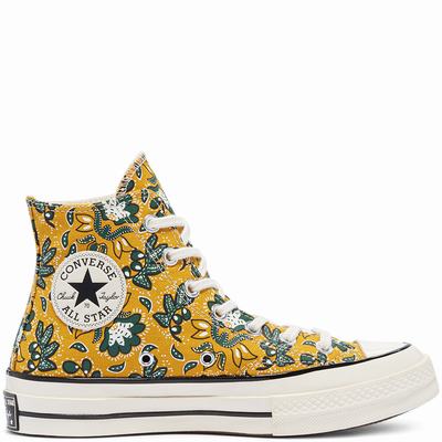 Converse Culture Prints Chuck 70 - Miesten Matalavartiset Tennarit - Kultaiset/Beige